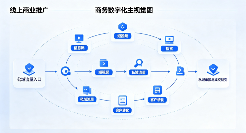 克拉玛依区线上商业推广怎么做？全域流量闭环搭建与低成本转化实战指南